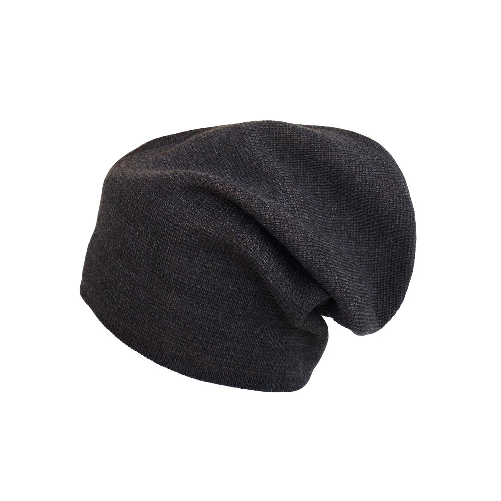 Beanie reversibel aus Merinowolle