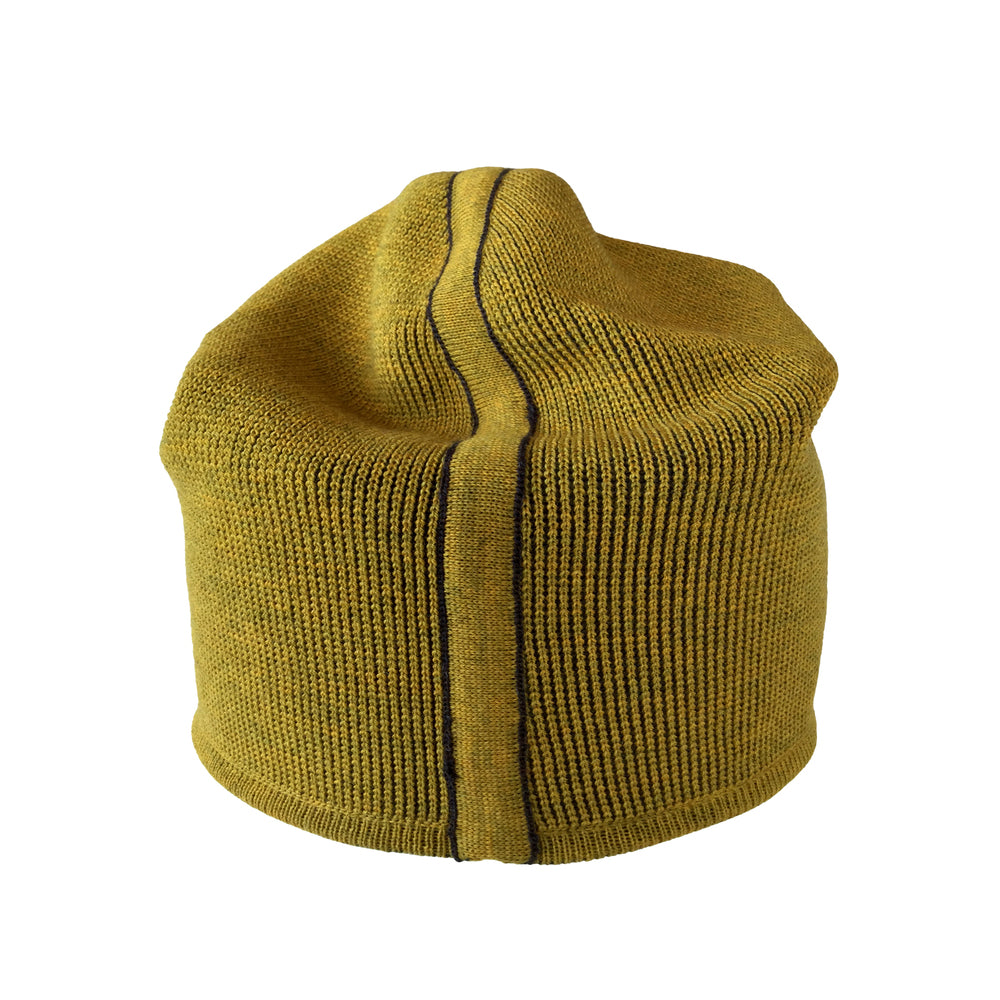 Beanie reversibel aus Merinowolle