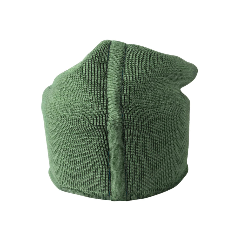 Beanie reversibel aus Merinowolle