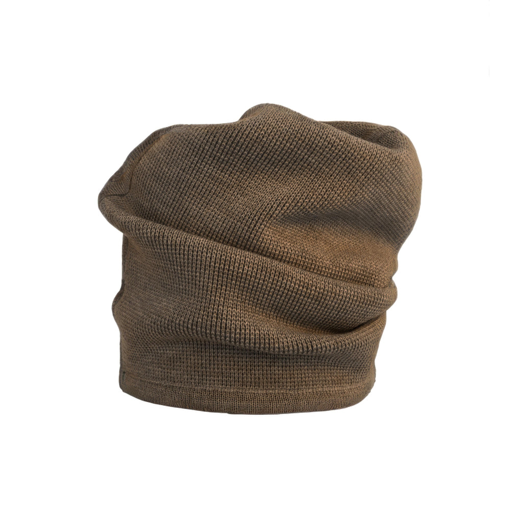 Beanie reversibel aus Merinowolle