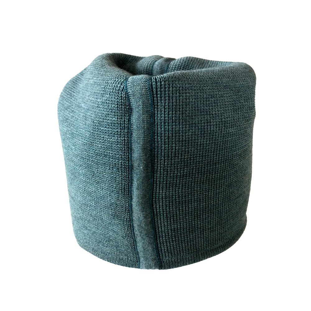 Beanie reversibel aus Merinowolle
