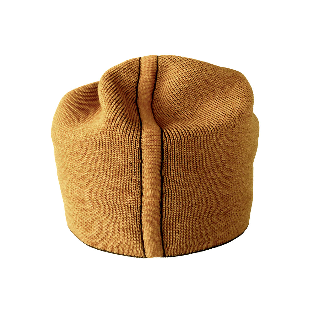 Beanie reversibel aus Merinowolle