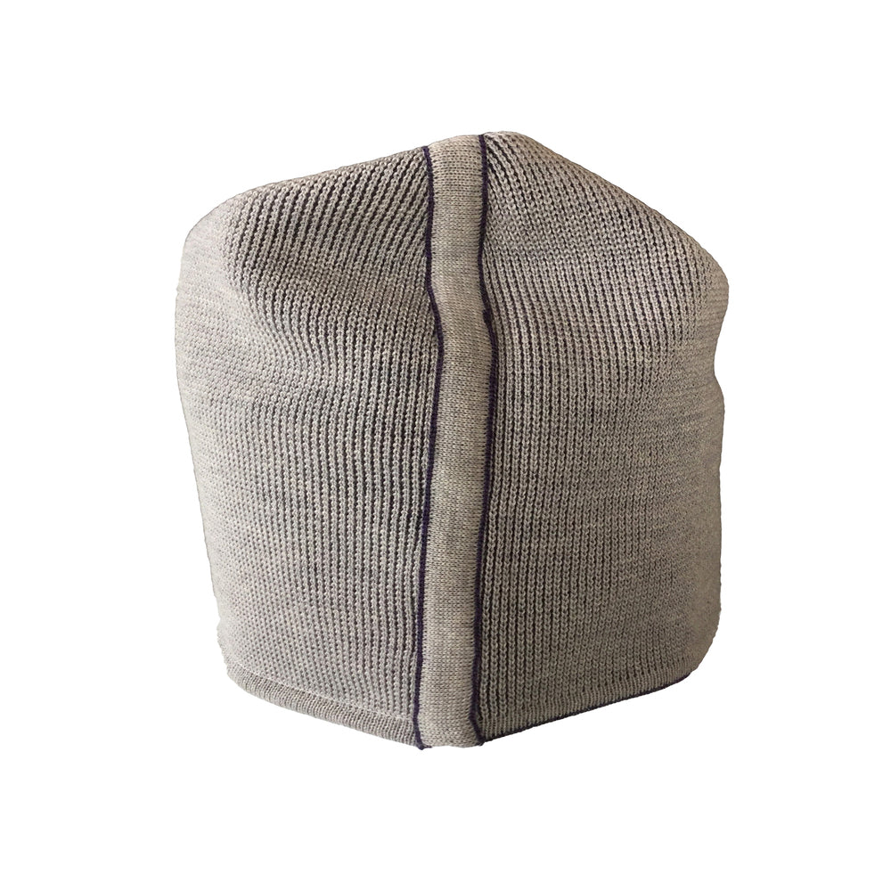 Beanie reversibel aus Merinowolle