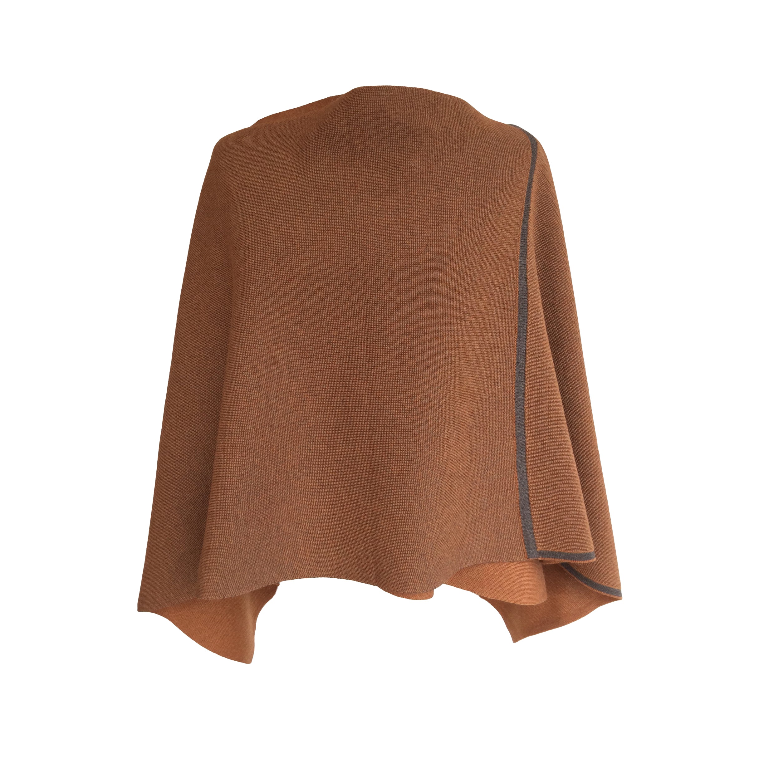 DreieckPoncho dünn aus Merinowolle – Made in Austria