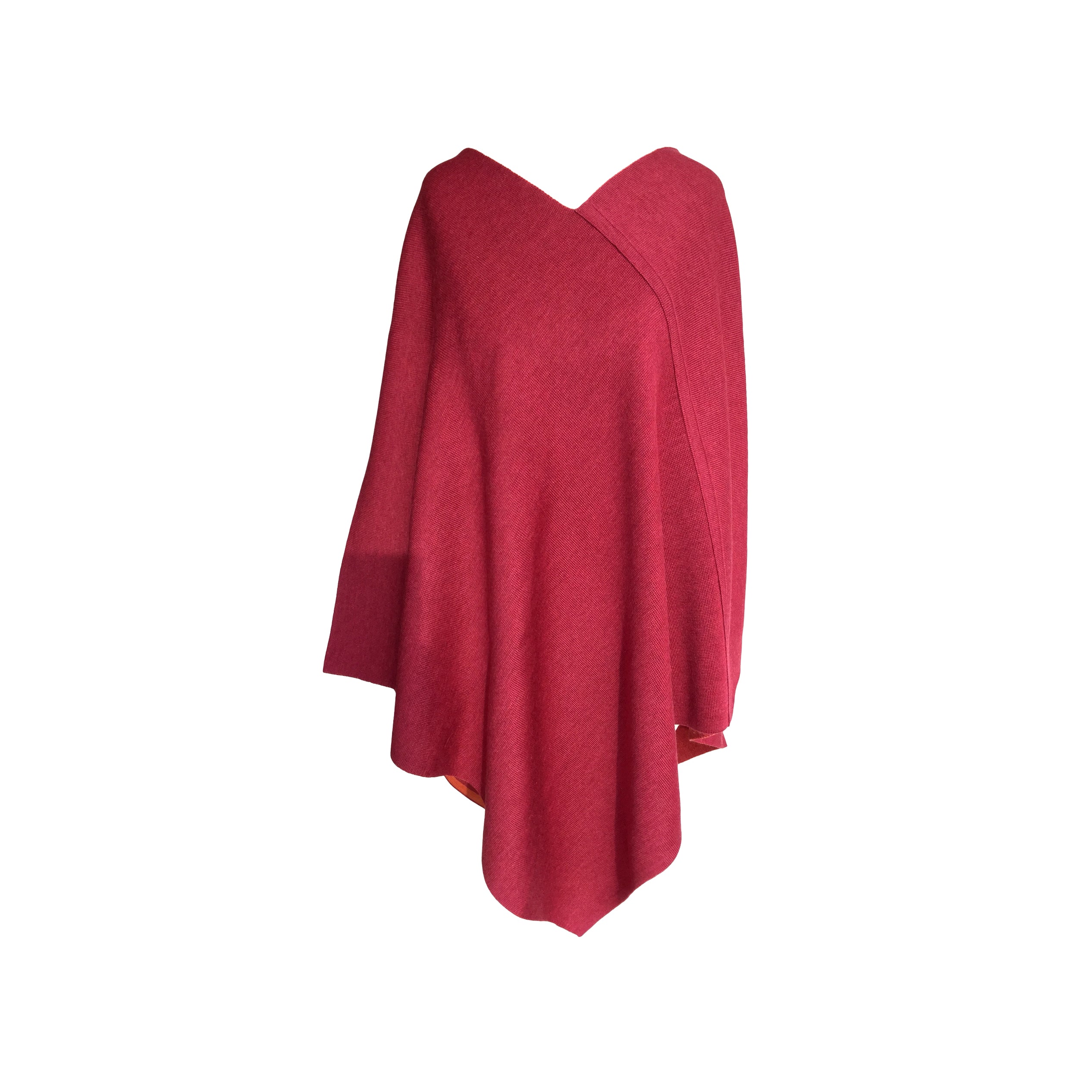 DreieckPoncho dünn aus Merinowolle – Made in Austria