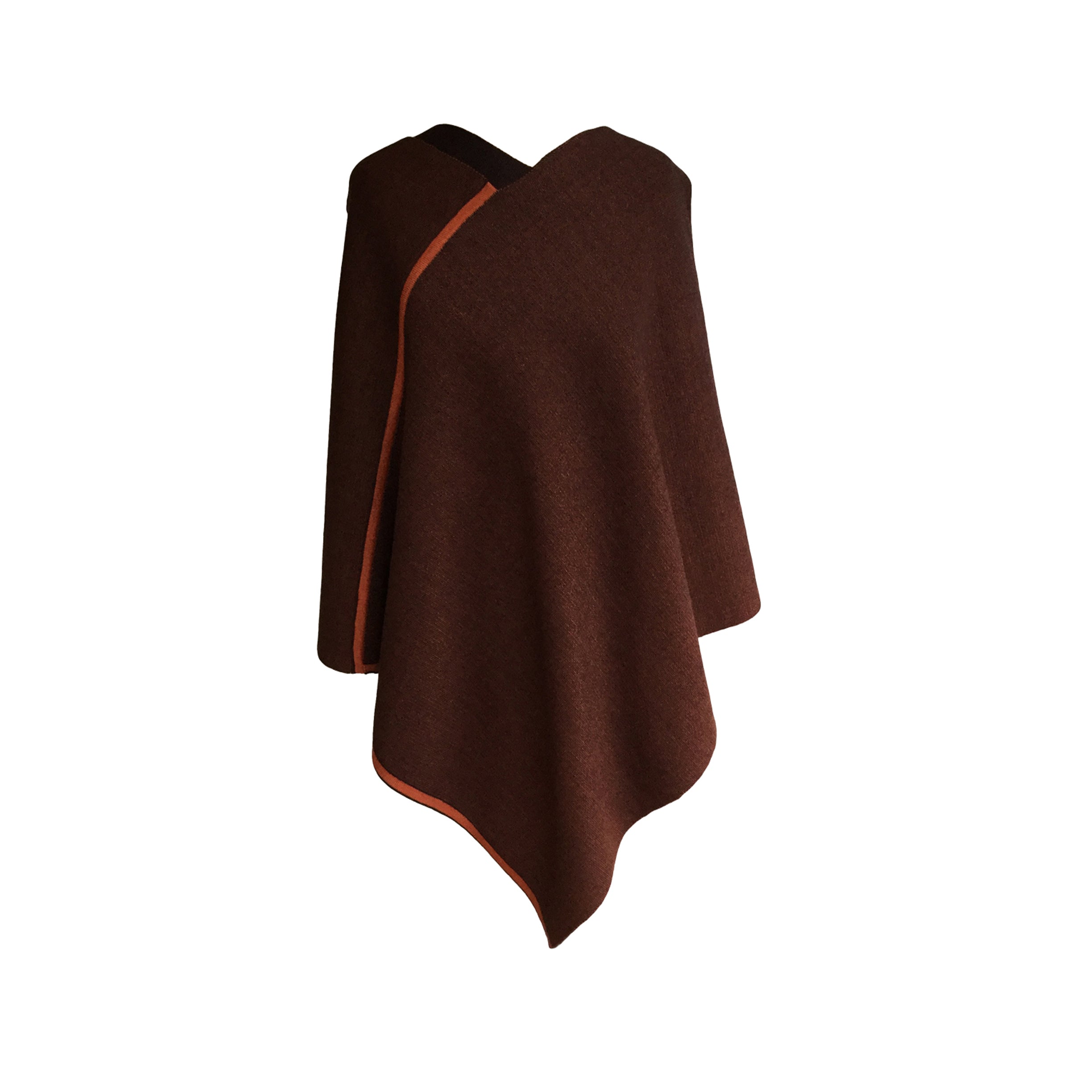 DreieckPoncho dünn aus Merinowolle – Made in Austria