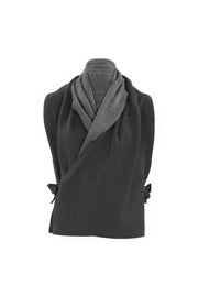 StolaJacke zweifarbig aus Merinowolle
