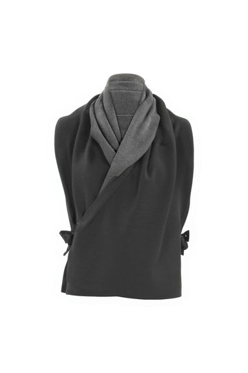 StolaJacke zweifarbig aus Merinowolle
