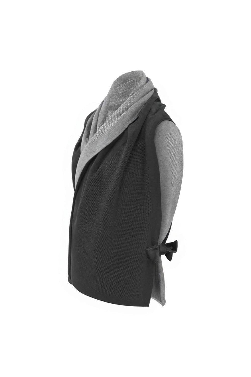 StolaJacke zweifarbig aus Merinowolle