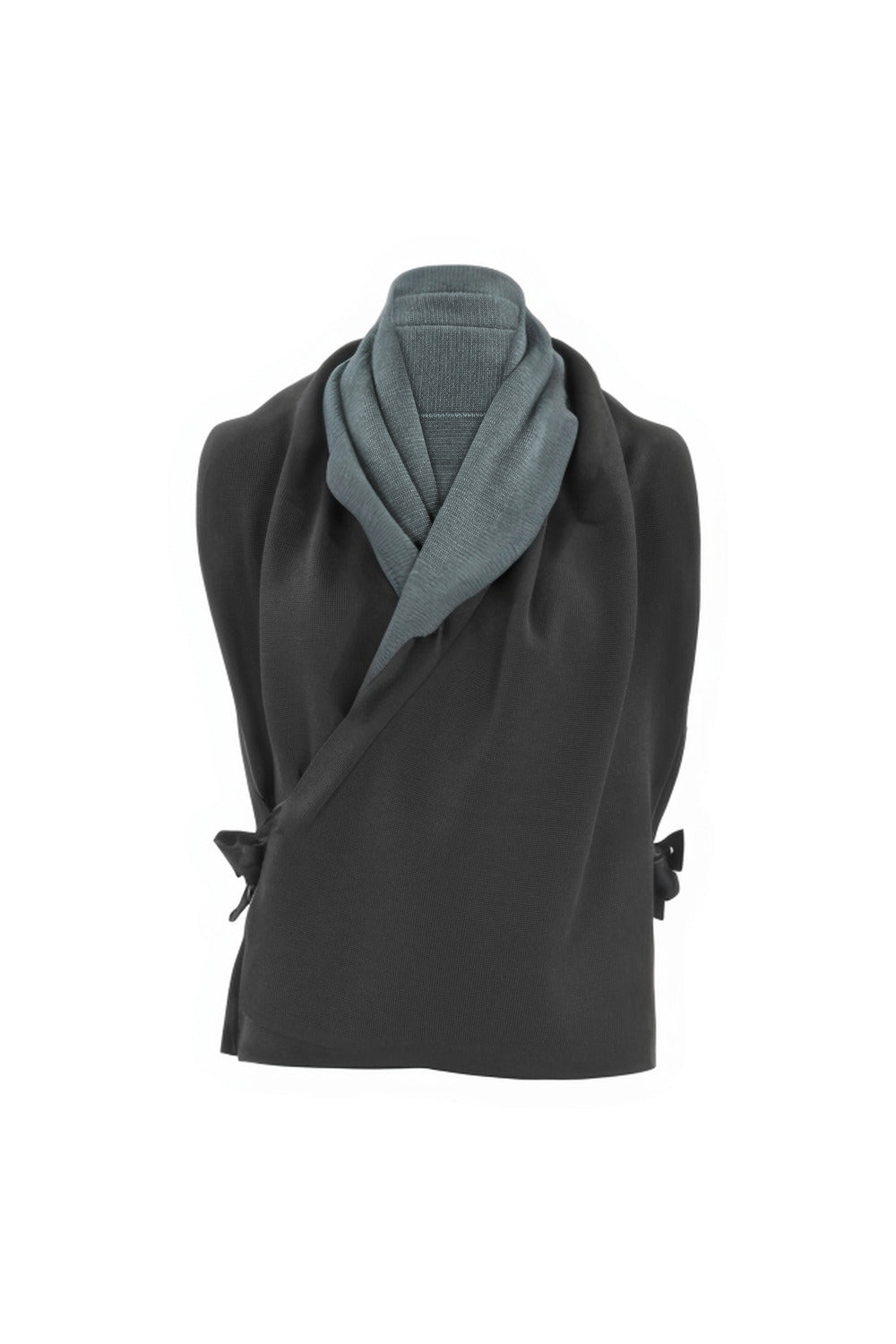 StolaJacke zweifarbig aus Merinowolle