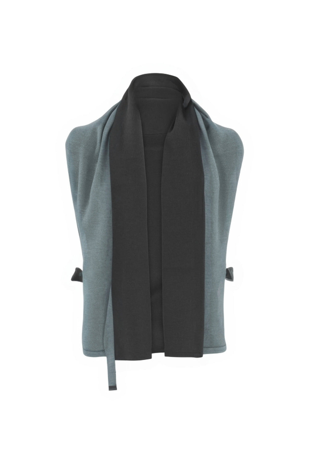 StolaJacke zweifarbig aus Merinowolle