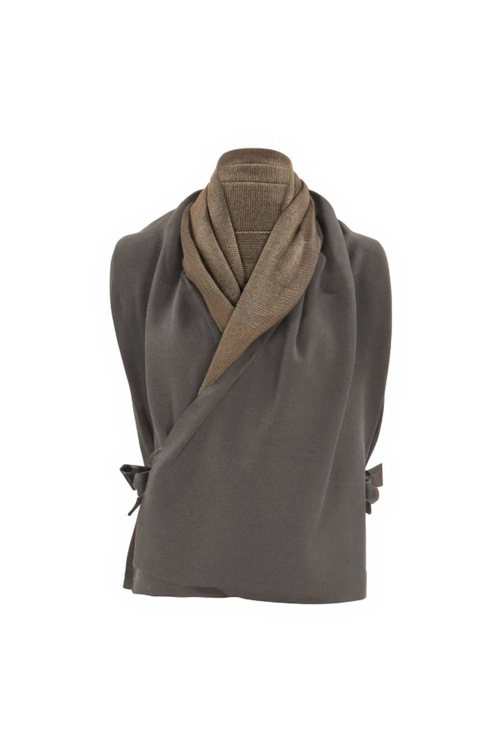 StolaJacke zweifarbig aus Merinowolle