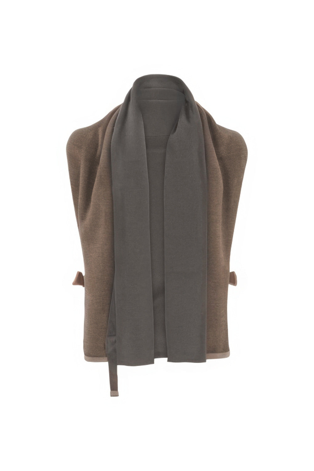StolaJacke zweifarbig aus Merinowolle
