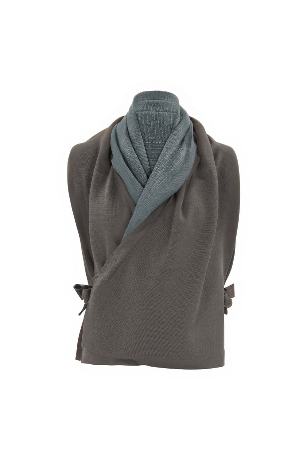 StolaJacke zweifarbig aus Merinowolle