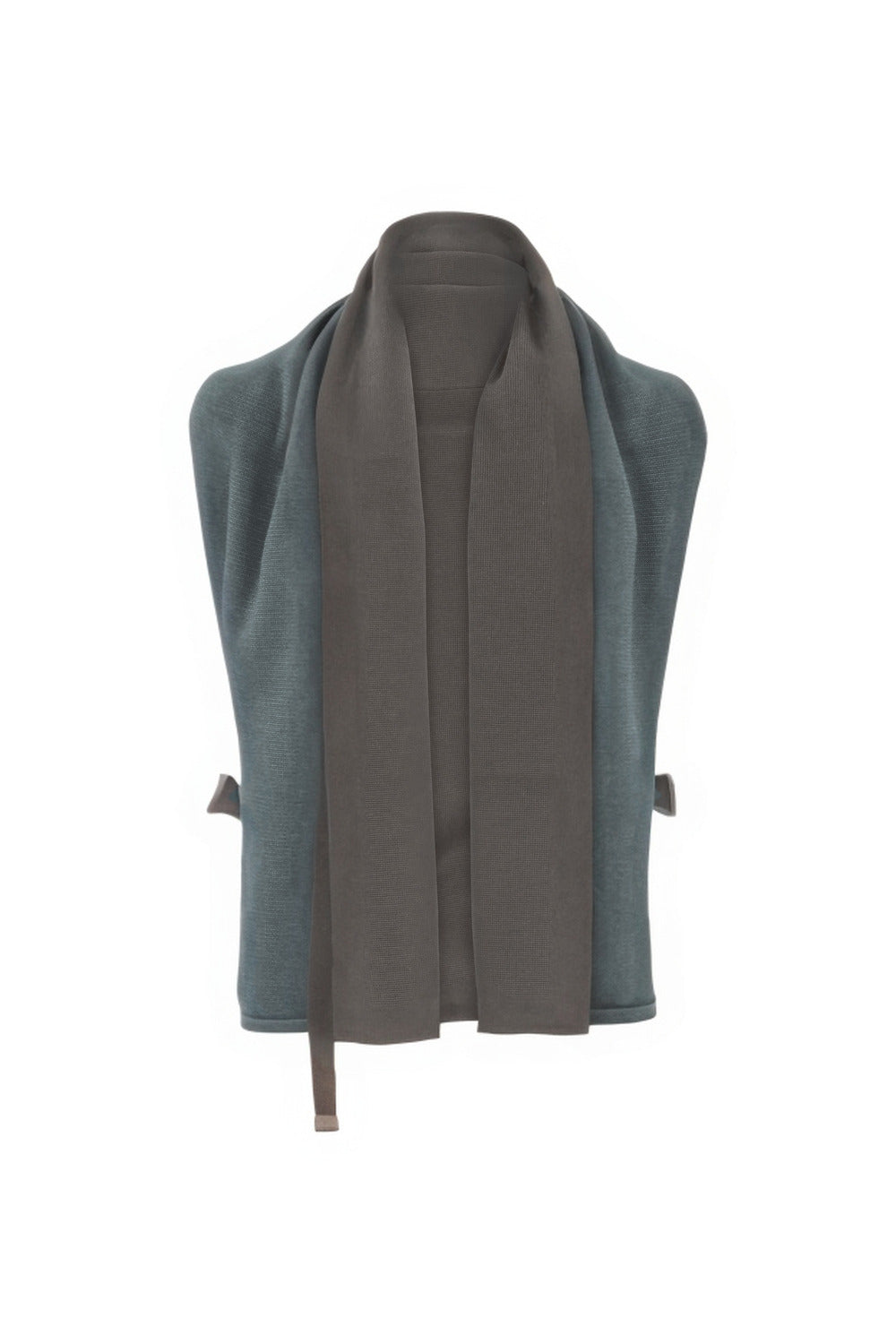 StolaJacke zweifarbig aus Merinowolle