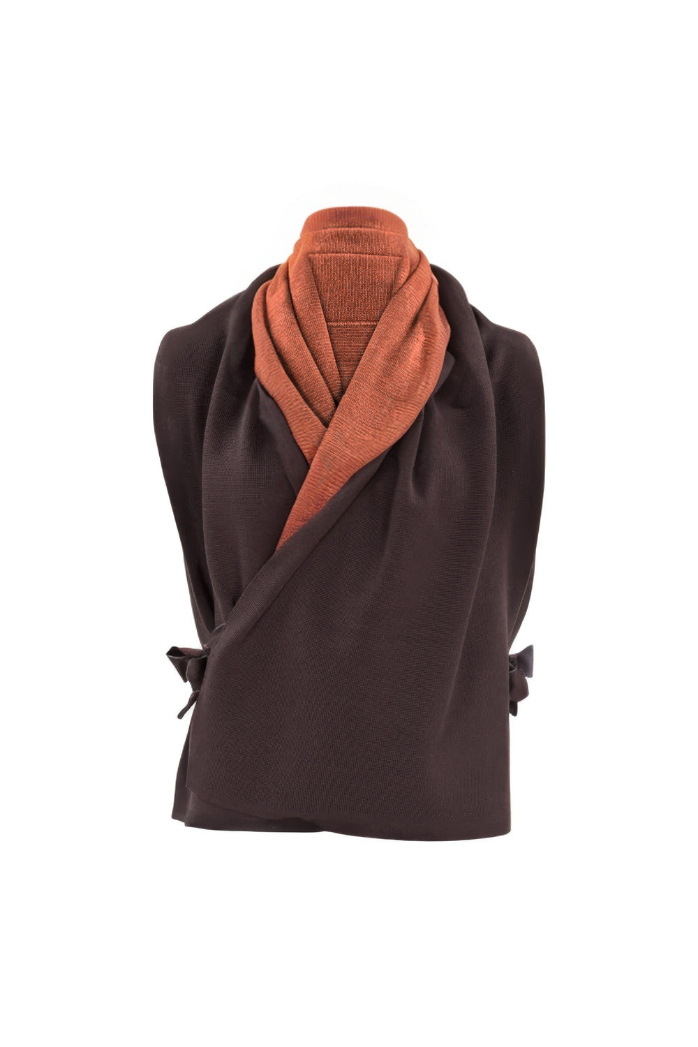 StolaJacke zweifarbig aus Merinowolle
