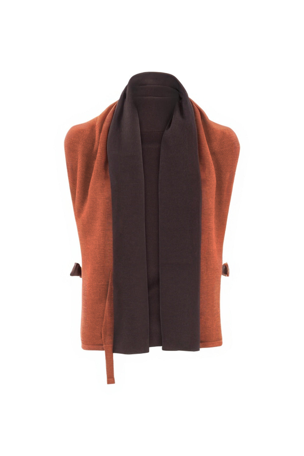 StolaJacke zweifarbig aus Merinowolle