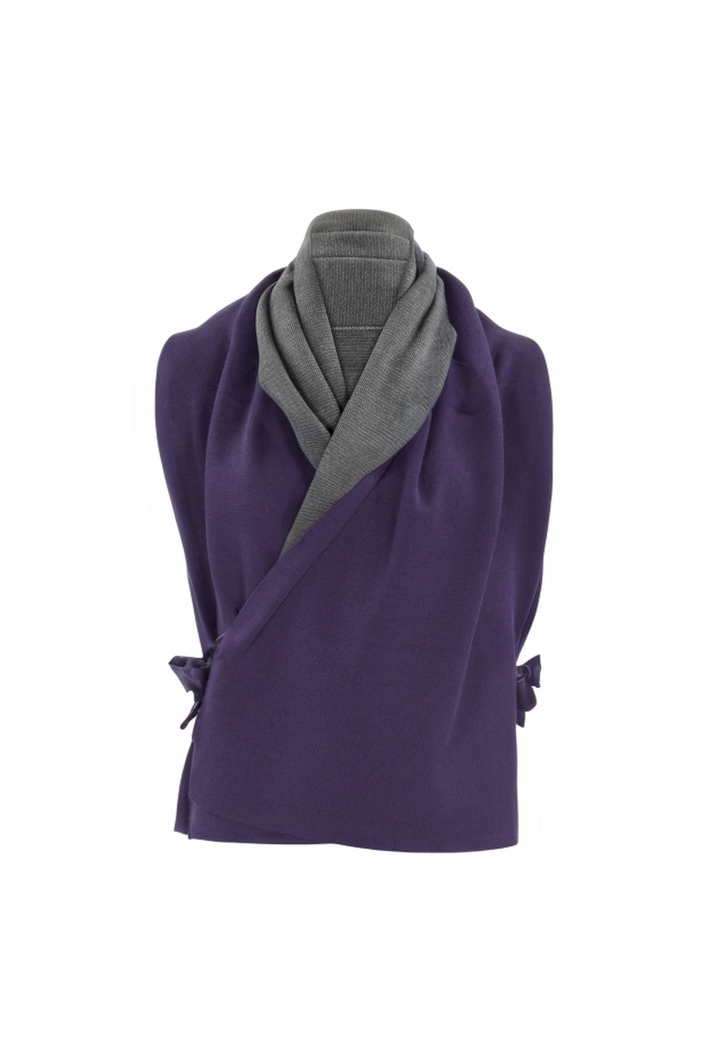 StolaJacke zweifarbig aus Merinowolle