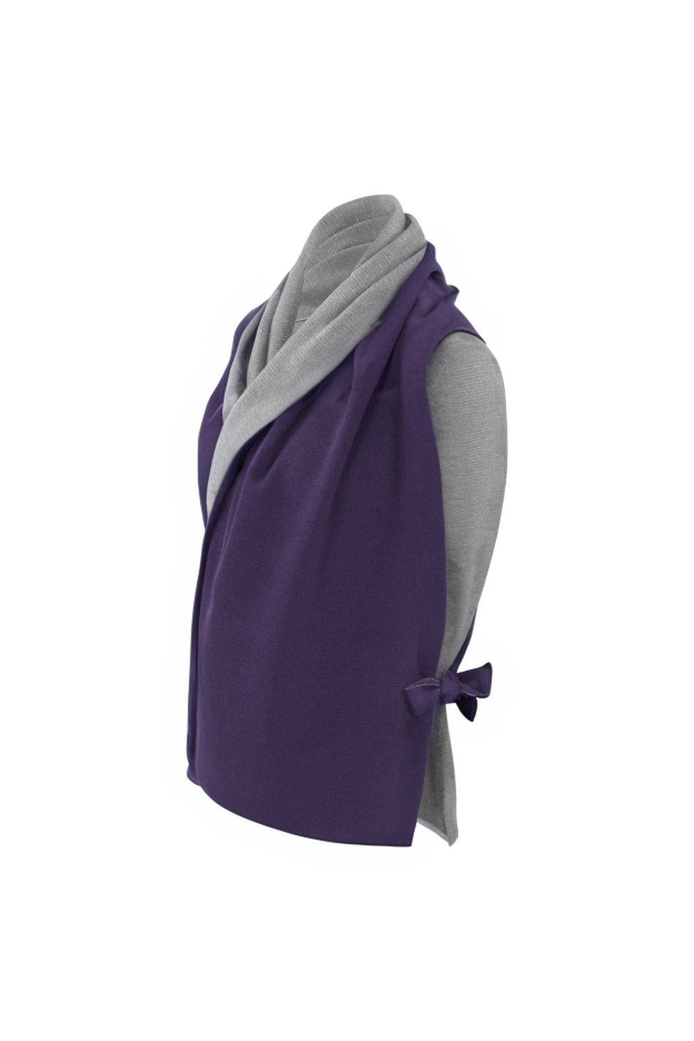 StolaJacke zweifarbig aus Merinowolle